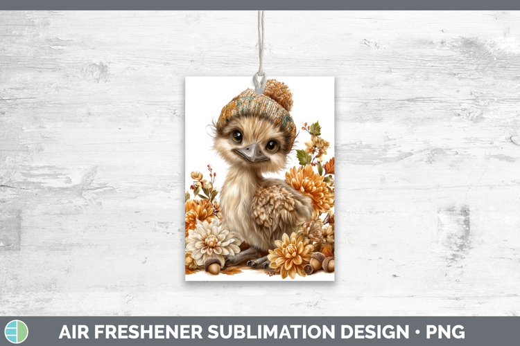 Emu Air Freshener Farm Knit Hat Sublimation Car Freshener De