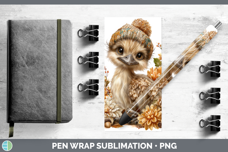 Emu Pen Wrap Farm Knit Hat Sublimation Pen Designs