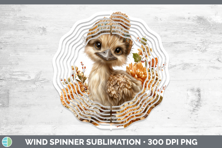 Emu Wind Spinner Farm Knit Hat Sublimation Spinner Designs