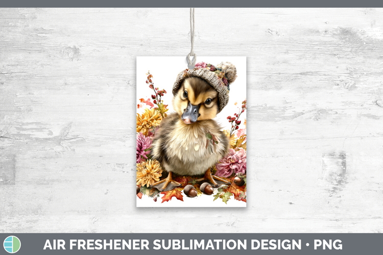 Goose Air Freshener Farm Knit Hat Sublimation Car Freshener