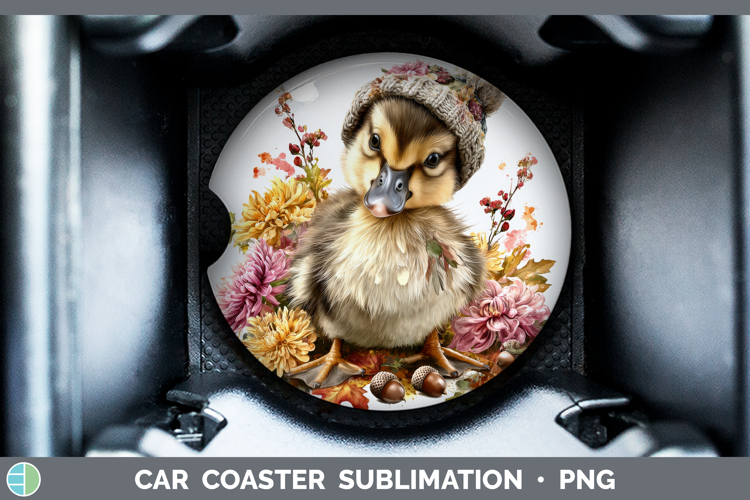 Goose Car Coaster Farm Knit Hat Sublimation Designs