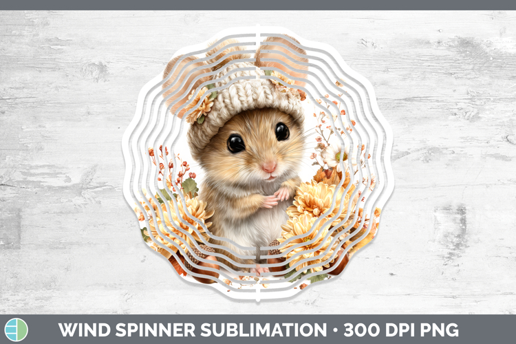 Mouse Wind Spinner Farm Knit Hat Sublimation Spinner Designs