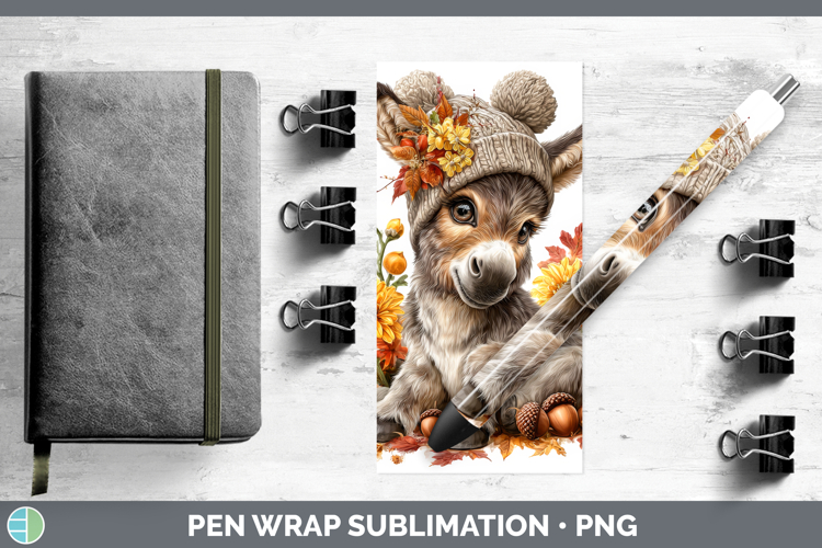 Mule Pen Wrap Farm Knit Hat Sublimation Pen Designs