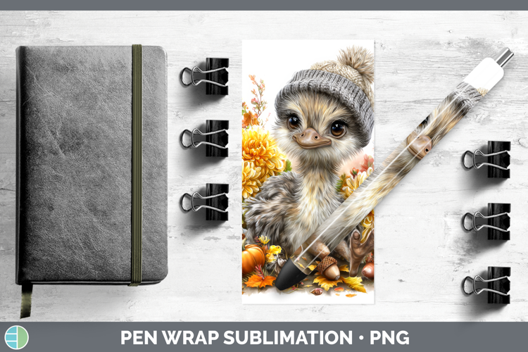 Ostrich Pen Wrap Farm Knit Hat Sublimation Pen Designs