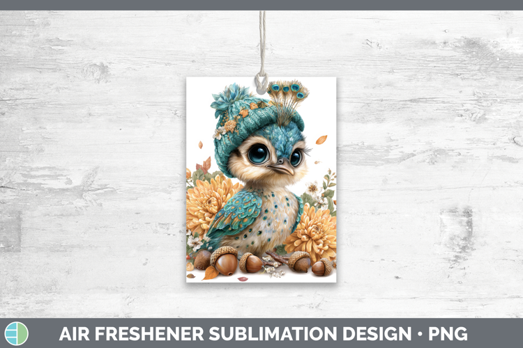 Peacock Air Freshener Farm Knit Hat Sublimation Car Freshene