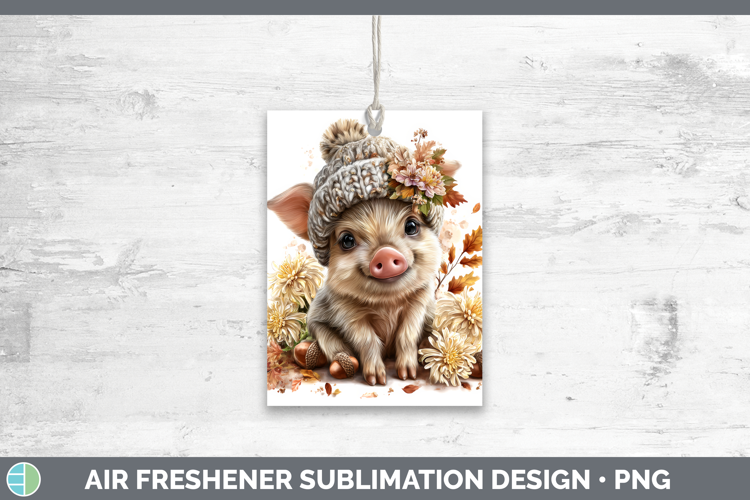 Pig Air Freshener Farm Knit Hat Sublimation Car Freshener De