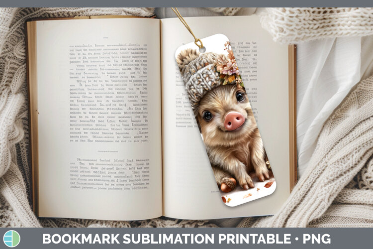 GorgeousFarm Knit Hat Bookmark design.