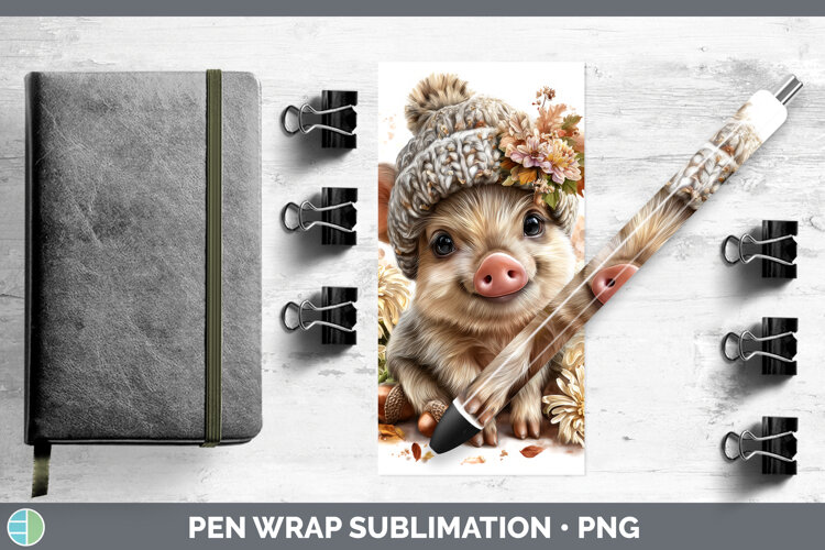 GorgeousFarm Knit Hat Pen Wrap design.