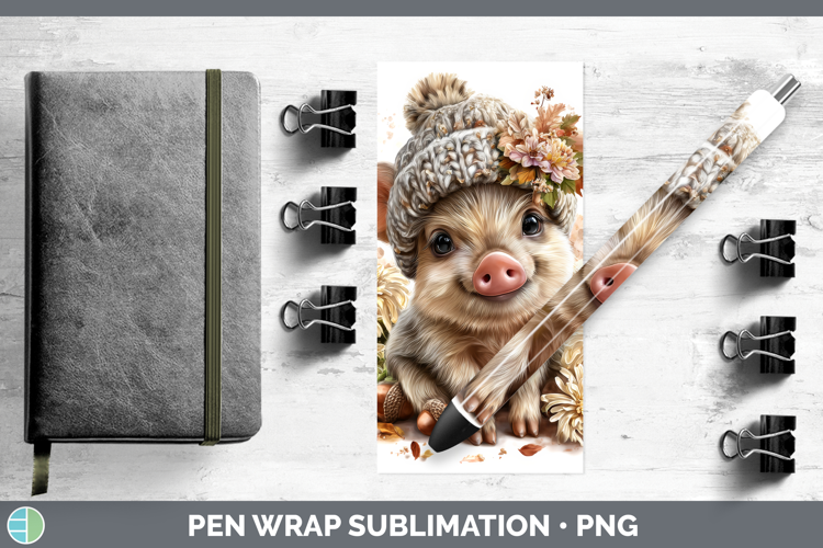 Pig Pen Wrap Farm Knit Hat Sublimation Pen Designs