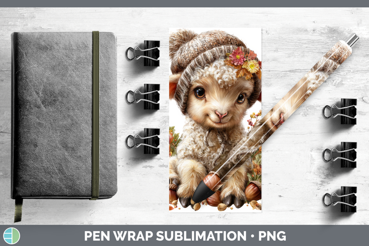Sheep Pen Wrap Farm Knit Hat Sublimation Pen Designs
