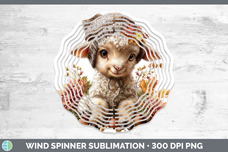 Sheep Wind Spinner Farm Knit Hat Sublimation Spinner Designs