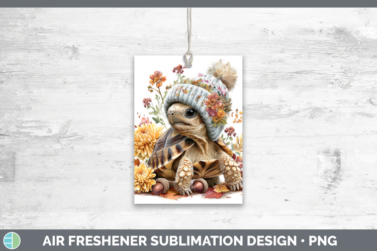 Tortoise Air Freshener Farm Knit Hat Sublimation Car Freshen