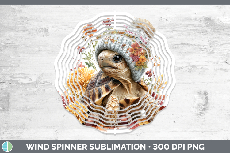 Tortoise Wind Spinner Farm Knit Hat Sublimation Spinner Desi