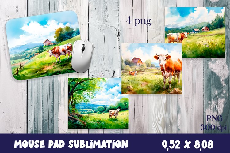 Cow Sublimation Designs Image 2