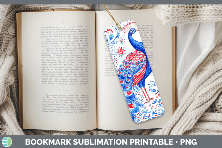 GorgeousFarm Patriotic Splash Bookmark design.