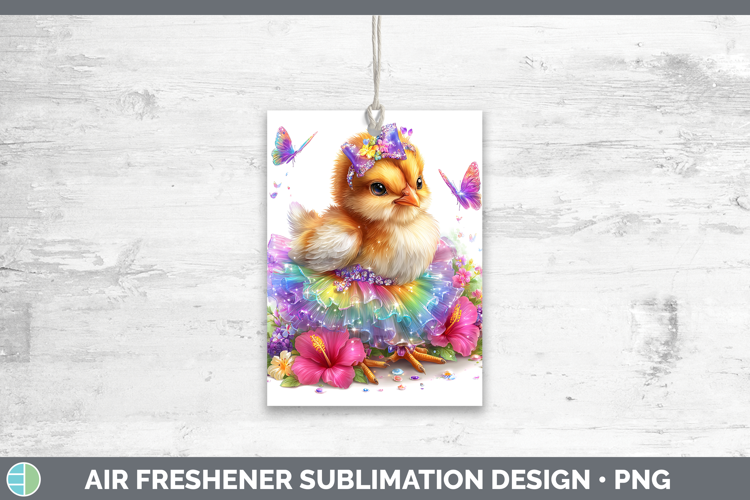 Farm Rainbow Summer Chicken Air Freshener Sublimation Car Fr
