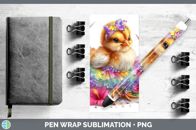 Farm Rainbow Summer Chicken Pen Wrap Sublimation Pen Designs