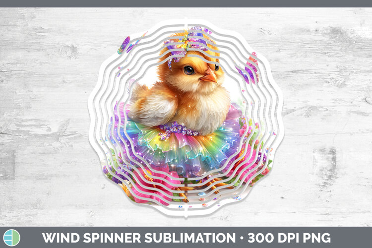 GorgeousFarm Rainbow Summer Wind Spinner design.