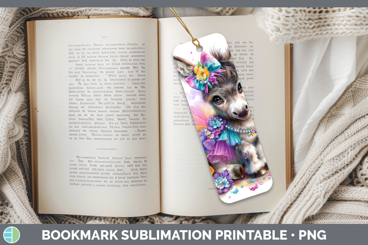 GorgeousFarm Rainbow Summer Bookmark design.