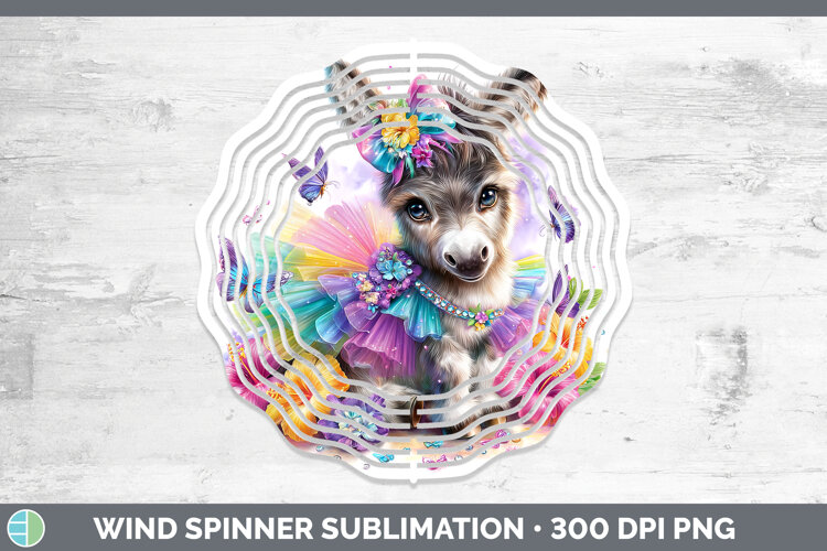 GorgeousFarm Rainbow Summer Wind Spinner design.