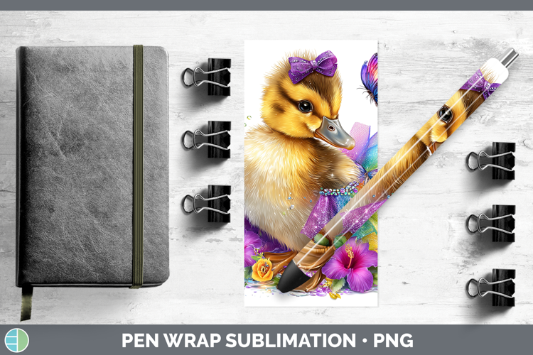 Farm Rainbow Summer Duck Pen Wrap Sublimation Pen Designs
