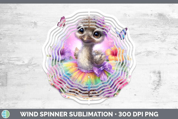 GorgeousFarm Rainbow Summer Wind Spinner design.