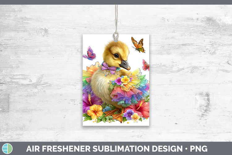 Farm Rainbow Summer Goose Air Freshener Sublimation Car Fres