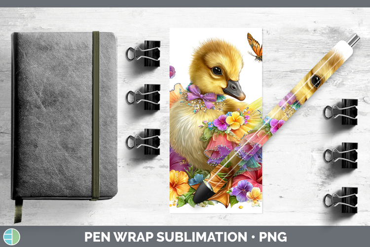 Farm Rainbow Summer Goose Pen Wrap Sublimation Pen Designs