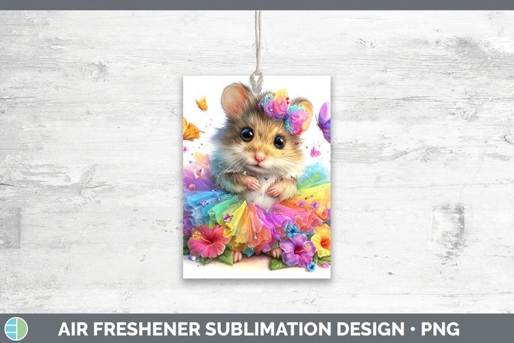 Farm Rainbow Summer Mouse Air Freshener Sublimation Car Fres