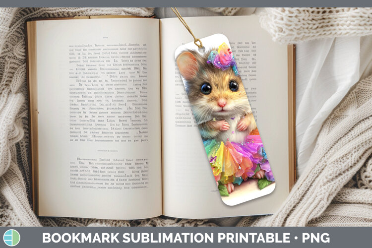 GorgeousFarm Rainbow Summer Bookmark design.