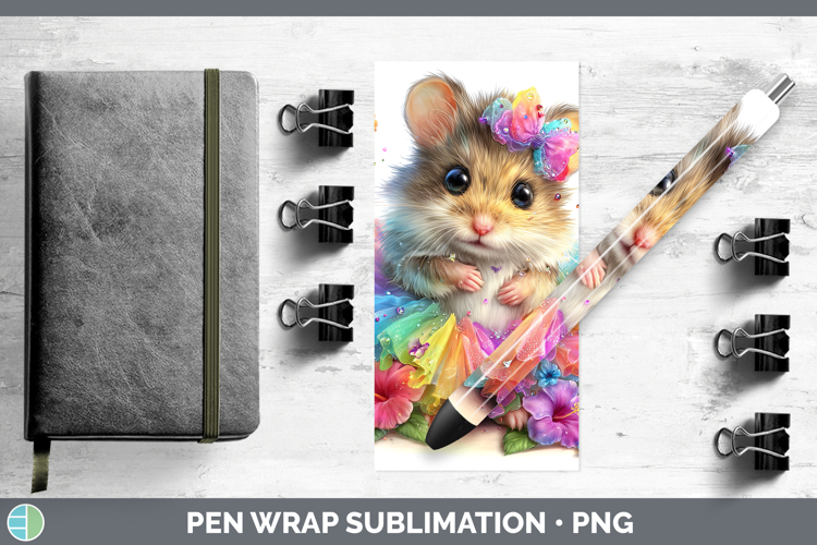 Farm Rainbow Summer Mouse Pen Wrap Sublimation Pen Designs