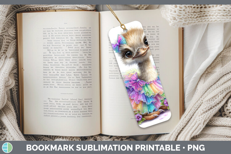 GorgeousFarm Rainbow Summer Bookmark design.