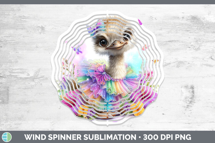 GorgeousFarm Rainbow Summer Wind Spinner design.