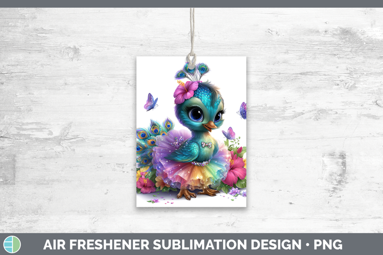 Farm Rainbow Summer Peacock Air Freshener Sublimation Car Fr