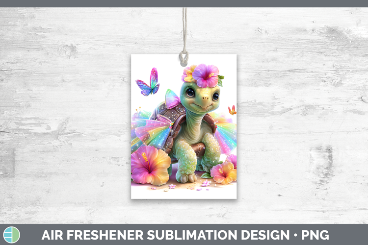Farm Rainbow Summer Tortoise Air Freshener Sublimation Car F