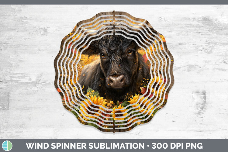 GorgeousFarm Rustic Autumn Wind Spinner design.