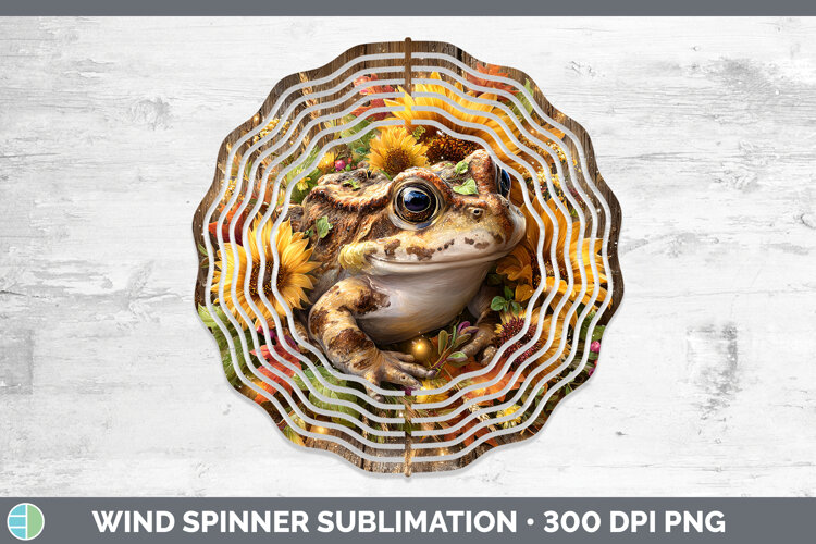 GorgeousFarm Rustic Autumn Wind Spinner design.