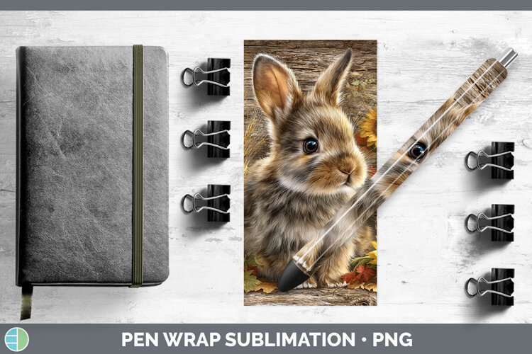 GorgeousFarm Rustic Autumn Pen Wrap design.