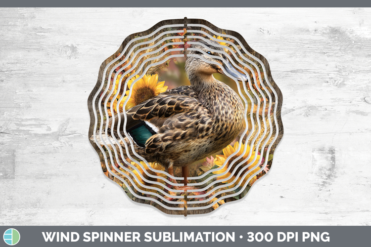 GorgeousFarm Rustic Autumn Wind Spinner design.