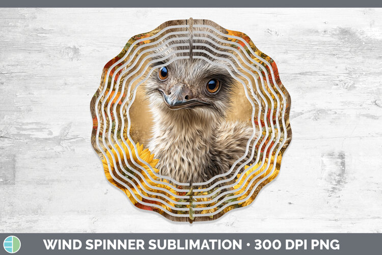 GorgeousFarm Rustic Autumn Wind Spinner design.