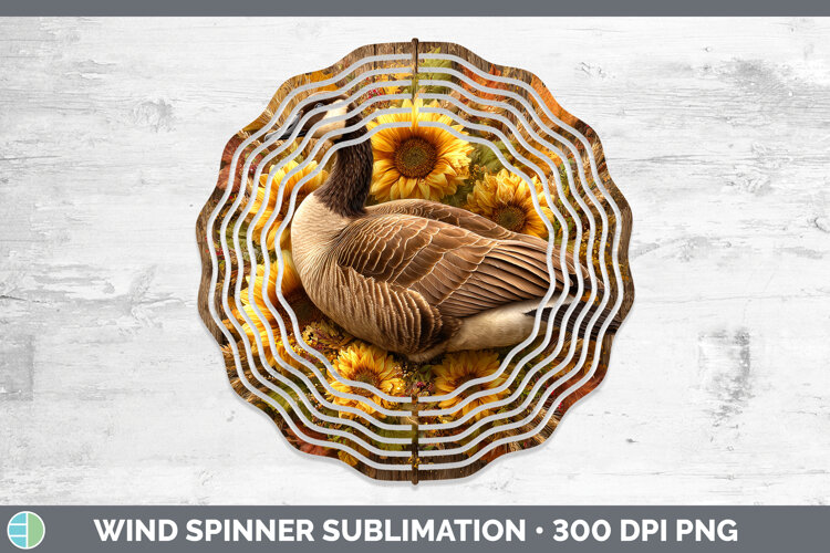 GorgeousFarm Rustic Autumn Wind Spinner design.