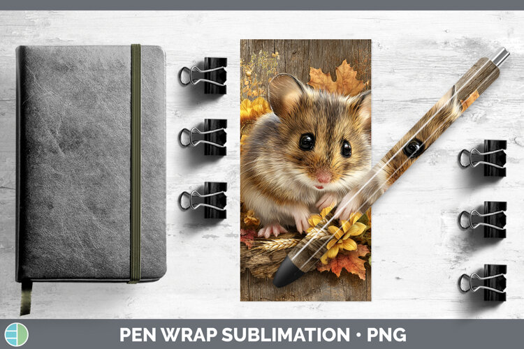 GorgeousFarm Rustic Autumn Pen Wrap design.