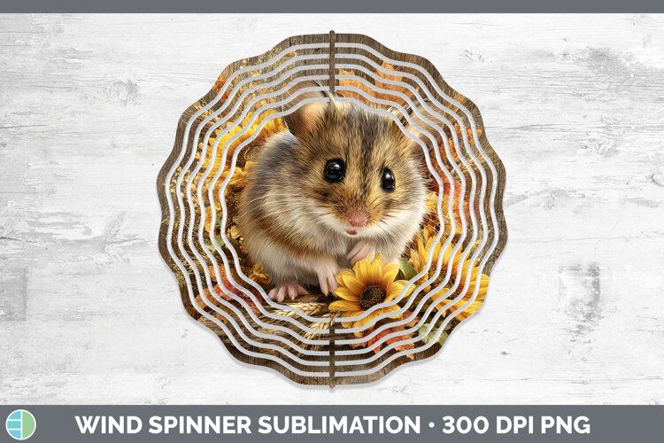GorgeousFarm Rustic Autumn Wind Spinner design.