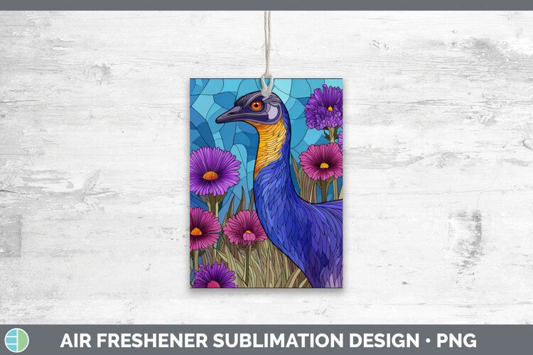 GorgeousFarm Stained Glass Flowers Air Freshener design.