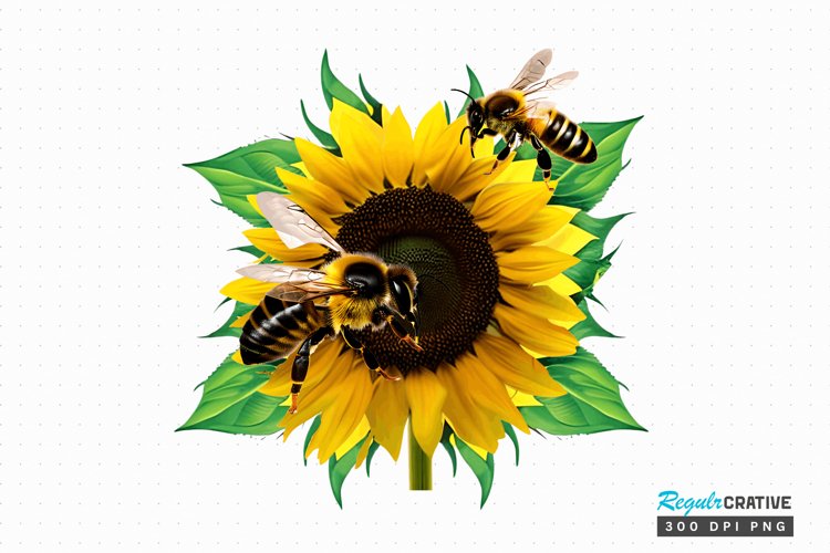 Farm Sunflower Sublimation PNG example image 1