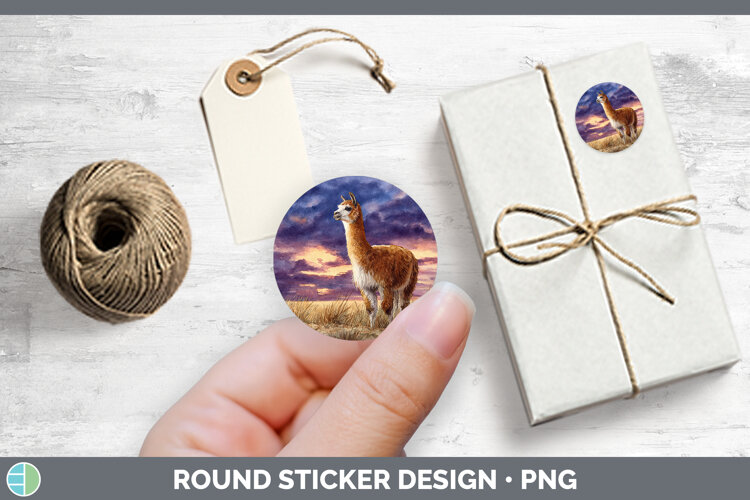 GorgeousFarm Sunset Stickers design.