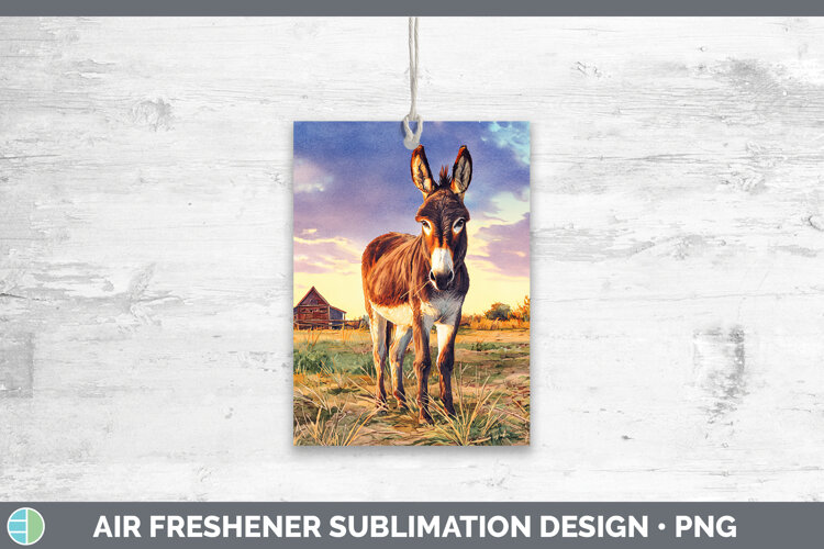 GorgeousFarm Sunset Air Freshener design.