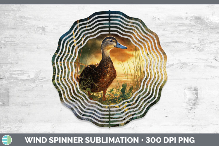GorgeousFarm Sunset Wind Spinner design.
