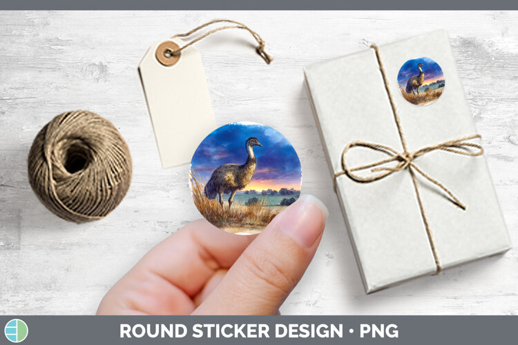 GorgeousFarm Sunset Stickers design.