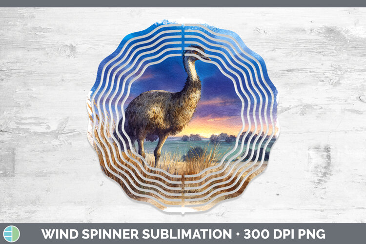 GorgeousFarm Sunset Wind Spinner design.